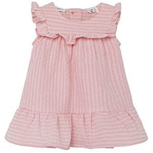 NAME IT Nbfferille Ss Jurk voor babymeisjes, koraalrood, 50 cm
