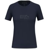 Salewa - Eagle Poem Dry - T-shirt - Navy Blazer - Dames