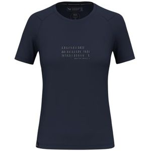 Salewa - Eagle Poem Dry - T-shirt - Navy Blazer - Dames