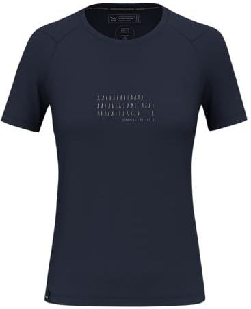 Salewa - Eagle Poem Dry - T-shirt - Navy Blazer - Dames