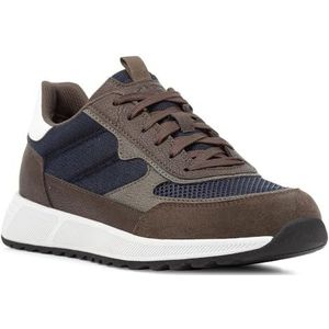 Geox U MOLVENO B Sneakers voor heren, DK Olive/Navy, 40 EU, dark olive navy, 40 EU