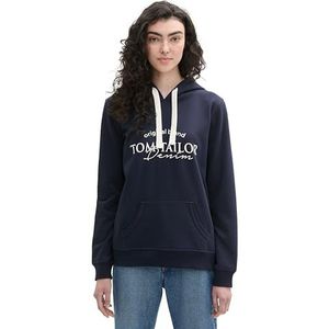 TOM TAILOR Denim Sweatshirt voor dames, 10668 - Sky Captain Blue, XXL