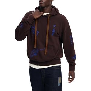 Desigual - Sweatshirt - Effen - Langarmige Hoodie - Met Drakenkap