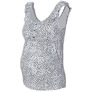 ESPRIT Maternity Dames Nursing Mouwloos Allover Print T-shirt, Blauw - 404, 36