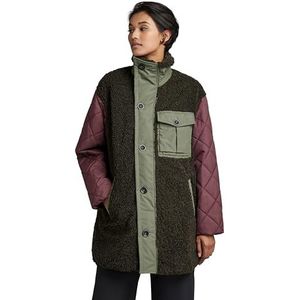 G-STAR RAW Teddy Mix jas voor dames, Grijs (asfalt C454-995), M