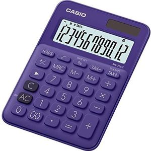 Casio MS 20UC Tafelrekenmachine, blauw