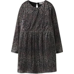 NAME IT Nkfrisaring Ls Dress, bruin, 128