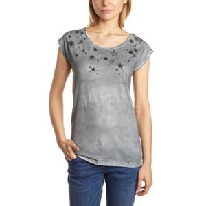 Blend Dames T-Shirt 4815 Comfort Fit, grijs (131), 40
