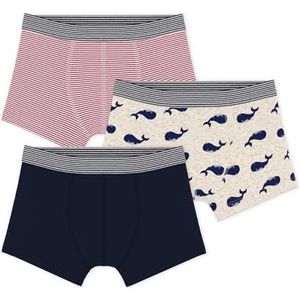 PETIT BATEAU - Boxershorts - Multicolor - Set van 3 - Katoen