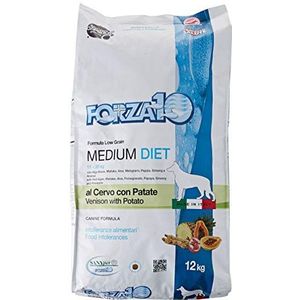 Forza 10 Forza10 Medium Diet Deer Food Dry Dog Premium 12 kg zak, meerkleurig, uniek