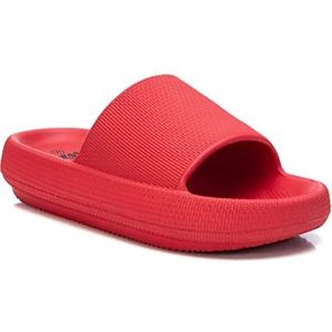 XTI 44489, platte sandalen voor dames, Rood, 41 EU