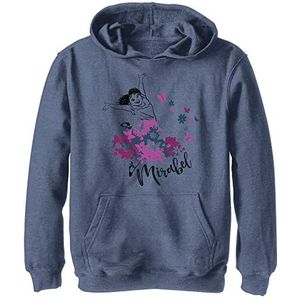 Disney Jongens Verzauber Mirabel Butterfly Hoodie, Heather Navy, S, Heather Navy, S