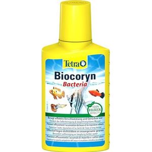 Tetra Biocoryn - waterzuiveringsmiddel voor biologische afbraak van schadelijke stoffen, voorkomt verslimming en geuren in het aquarium, 100 ml