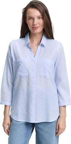 Blouse - Gestreept - Katoen - Normale Pasvorm