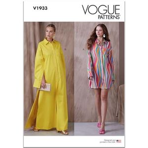 Vogue Patterns V1933F5 Misses' Shirt Jurk F5 (16-18-20-22-24)