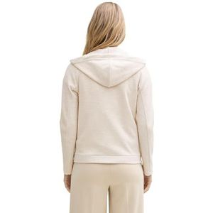 TOM TAILOR Sweatjack voor dames, 35541 - Summer Beige Melange, S