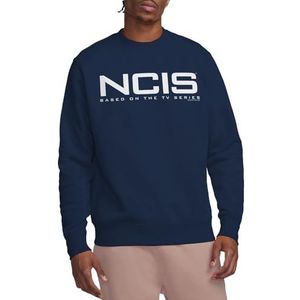 NCIS Logo Crew Sweatshirt, Navy, Medium, marineblauw, M