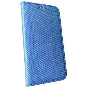 VSM 091 Smart Bookcase voor iPhone 13 Mini blauw magnetische sluiting premium kunstleer klaphoes case cover etui beschermhoes compatibel met iPhone 13 min