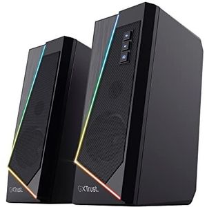 GXT 609 Zoxa - PC Speakers 2.0 - Gaming Speakerset - RGB verlichting - Zwart