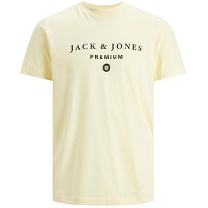 Jack & Jones JPRCCMASON Tee SS Crew Neck, Pastel Yellow/Detail: jj Aw, S