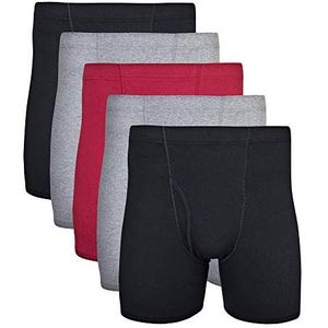 Gildan Boxershorts met overdekte tailleband voor heren, multi-pakket, M