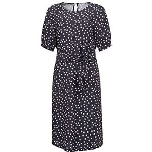 Seidensticker Dames Regular Fit Blousejurk Korte Mouw Jurk, Donkerblauw, 40, donkerblauw, 40