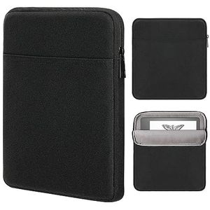 MoKo Tablet Sleeve Case, Protective Bag Carring Case Only Compatible with Kindle Scribe 10.2 inch 2022 Release, Portable Sleeve with Dual Pockets, Black