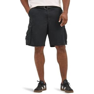 Lee Heren-tuinbroek New Belted Wyoming korte cargobroek, Zwart, 29