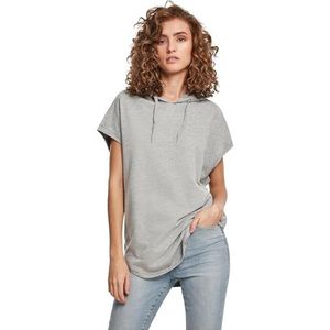 Build Your Brand Damestrui met capuchon, mouwloos, hoodie, sweater met capuchon voor vrouwen, zonder mouwen, verkrijgbaar in 2 kleuren, maten XS - 5XL