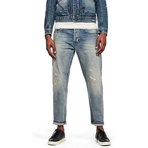 G-STAR RAW Morry 3D Relaxed Tapered Selvedge Jeans voor heren, Blauw (Vintage Stream Restored D15386-b454-b484), 32W x 36L