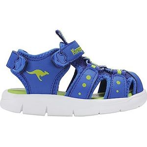 KangaROOS K-mini sandalen voor kinderen, Navy Lime, 21 EU