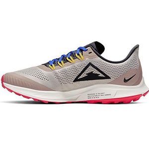 Nike Wmns Air Zoom Pegasus 36 Trail hardloopschoenen voor dames, Puimsteen Olie Grijs Pacific Blauw, 43 EU