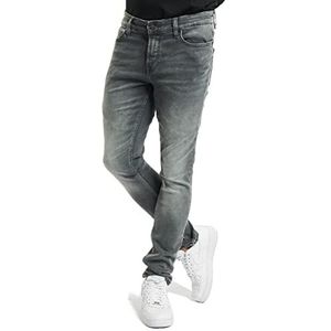 ONLY & SONS Male Slim Fit Jeans ONSLOOM Life Slim Zip Jog ST 7103 NOOS, Grey denim, 28W x 34L