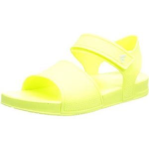 Fitflop Unisex Kid's Iqushion Eergonomic Back Strap sandalen, Elektrisch geel, 35 EU