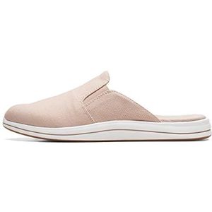 Clarks Breeze Shore Mule voor dames, Taupe Doek, 37.5 EU