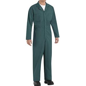 Red Kap mens Twill Action Back Work Utility Coveralls, Spruce Green, 50 US