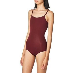 Capezio hemdje, turnpakje met verstelbare bandjes voor dames, Bourgondy, L
