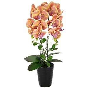 Kunstorchidee in pot, kunstorchidee, bloemen, kunstorchidee, phalaenopsis, als echte bruiloftsdecoratie, zijden bloem, echte touch, tafelbloemstuk, zijden bloem