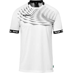 Kempa Wave 26 Shirt Heren Jongens Sportshirt Korte Mouw T-shirt Functioneel Shirt Handbal Gym Fitness Jersey - elastisch en ademend