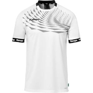 Kempa Wave 26 Shirt Heren Jongens Sportshirt Korte Mouw T-shirt Functioneel Shirt Handbal Gym Fitness Jersey - elastisch en ademend