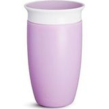 Munchkin Miracle 360 Cup, Baby and Sippy Cup, Ideal Sippy, Water and Weaning Cup 12+ Months, 10 oz/ 296 ml, Purple.