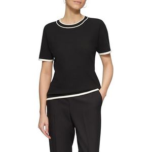 Damestrui - Effen - Fijn Gebreid - Ronde Hals - Regular Fit