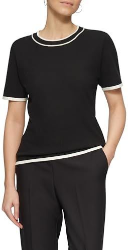 Damestrui - Effen - Fijn Gebreid - Ronde Hals - Regular Fit