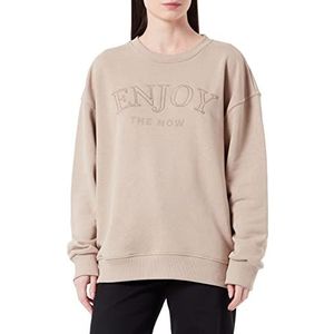 Mavi Dames Enjoy Bedrukt Sweatshirt, Doeskin, XS