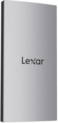 Lexar ES3 Externe SSD 2TB, USB 3.2 Gen2 Draagbare SSD, PSSD tot 1050MB/s lezen, 1000MB/s schrijven, Externe Solid State Drive Compatibel met iPhone16-serie/Mac/PS5/XBOX/laptop/pc (LES3XXX002T-RNSNG)