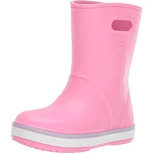 Crocs Crocband Rain Boot K uniseks-kind Laarzen, Pink Lemonade/Lavender, 33/34 EU