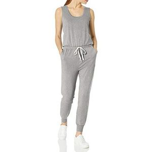 Amazon Essentials Studio Terry Fleece Jumpsuit, Lichtgrijs Heide, M