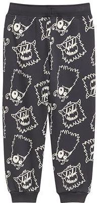TOM TAILOR - Joggingbroek - Grijs Wit Monster Design - 104-110
