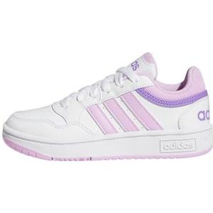 adidas Hoops Sneakers, FTWR White/Bliss Lilac/Violet Fusion, 38 EU, Ftwr White Bliss Lilac Violet Fusion, 38 EU