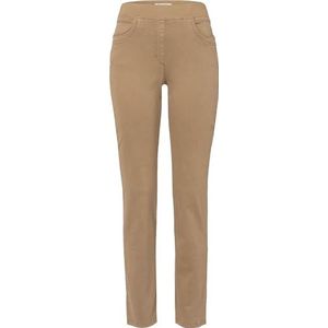 Raphaela by Brax Pamina Fun Soft Tencel Denim, taupe, 27W x 32L